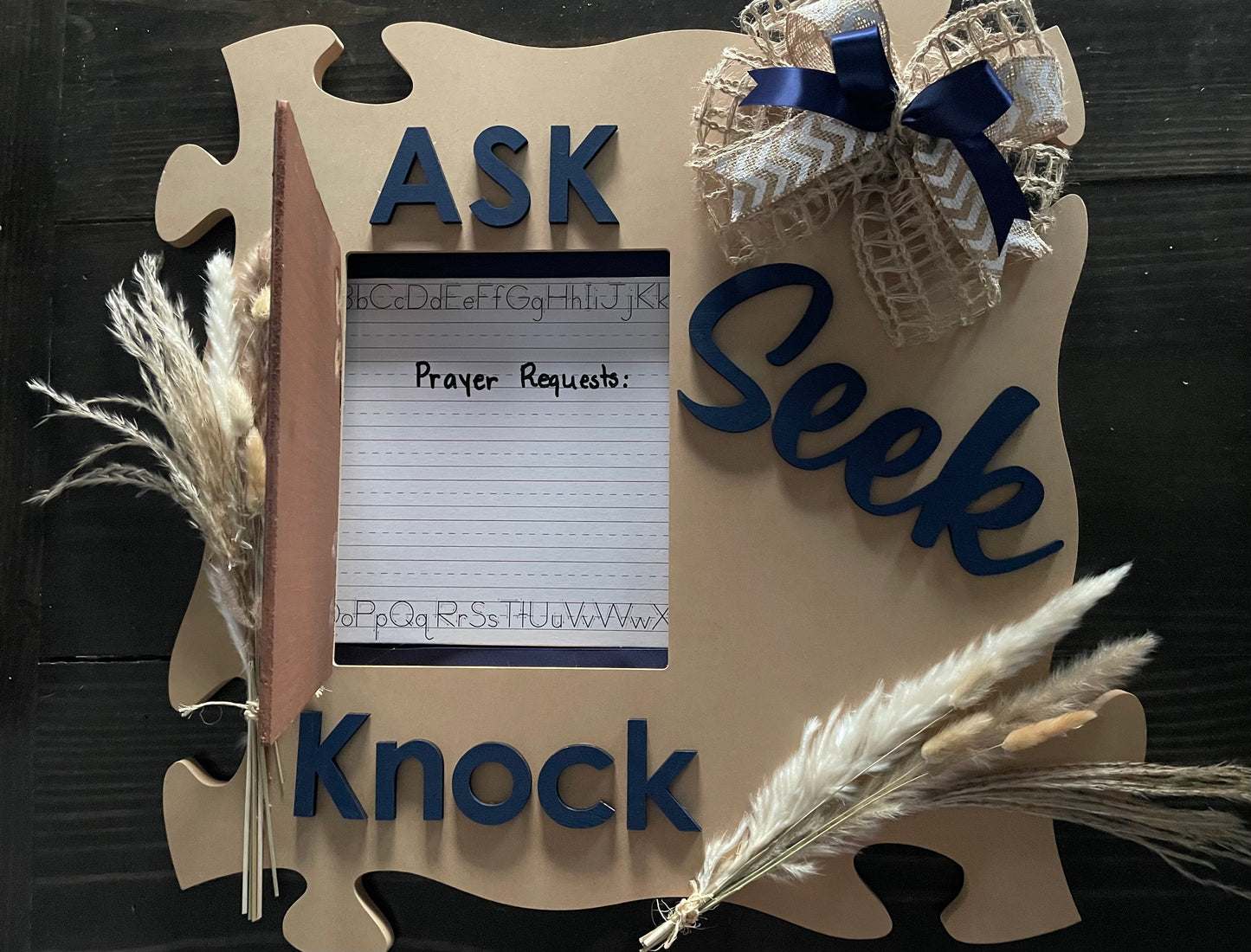 Ask Seek Knock Wall Decor