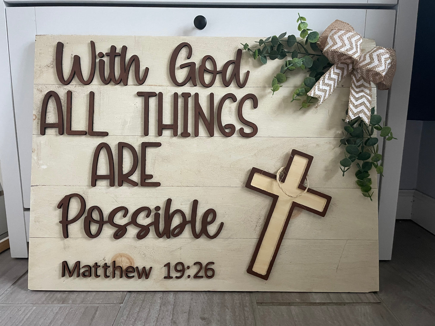 “God is Good” Decor
