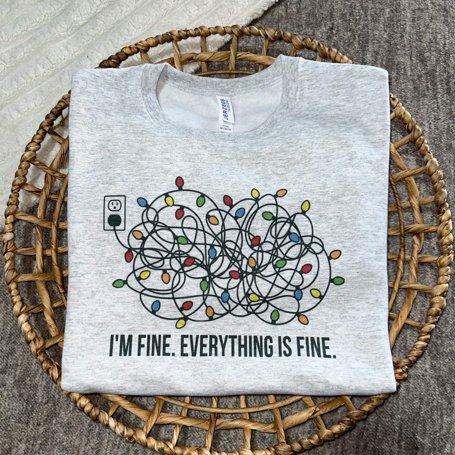 “I’m Fine, Everything is Fine” Christmas Sweatshirt