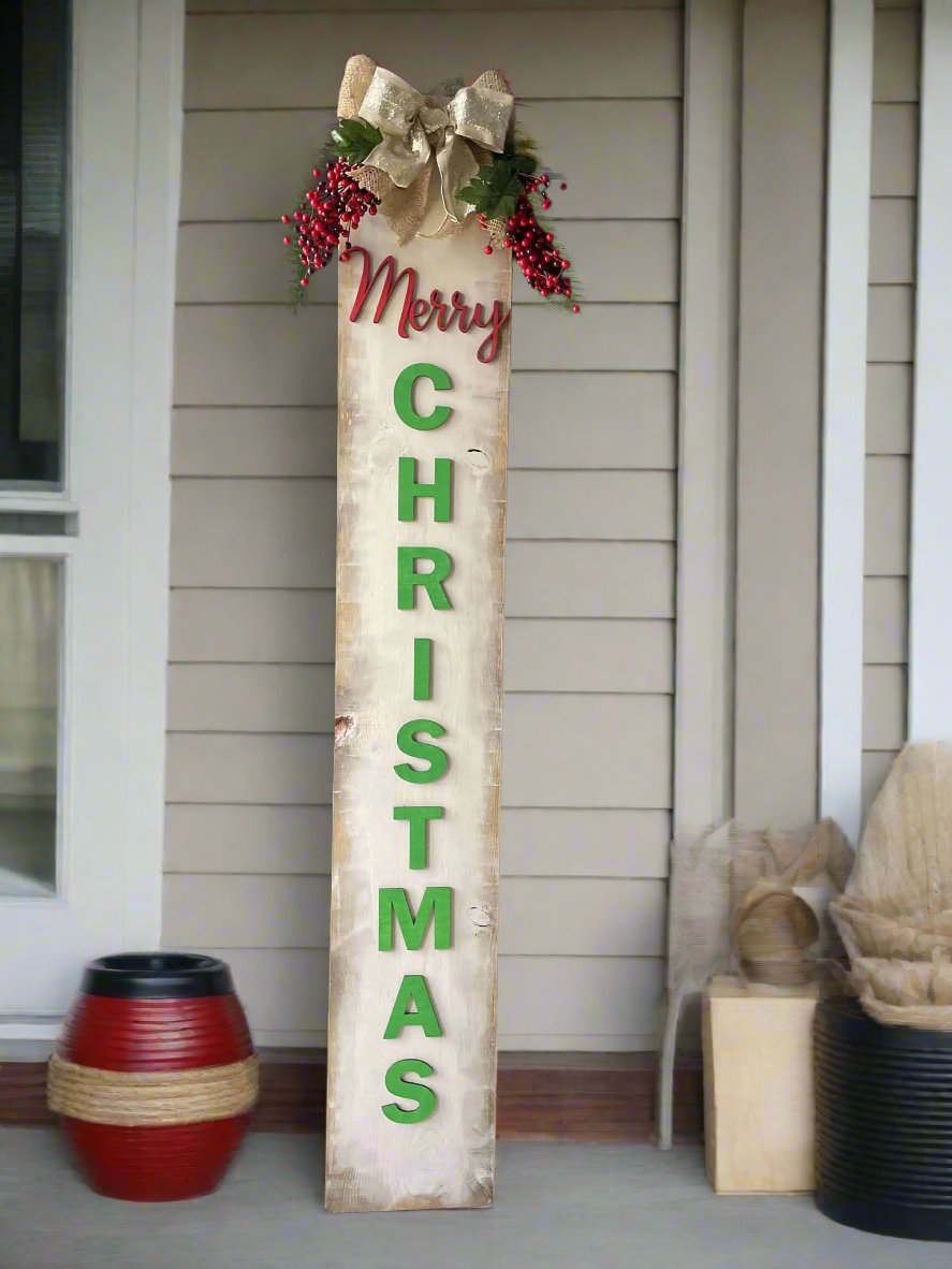 Merry Christmas Porch Sign